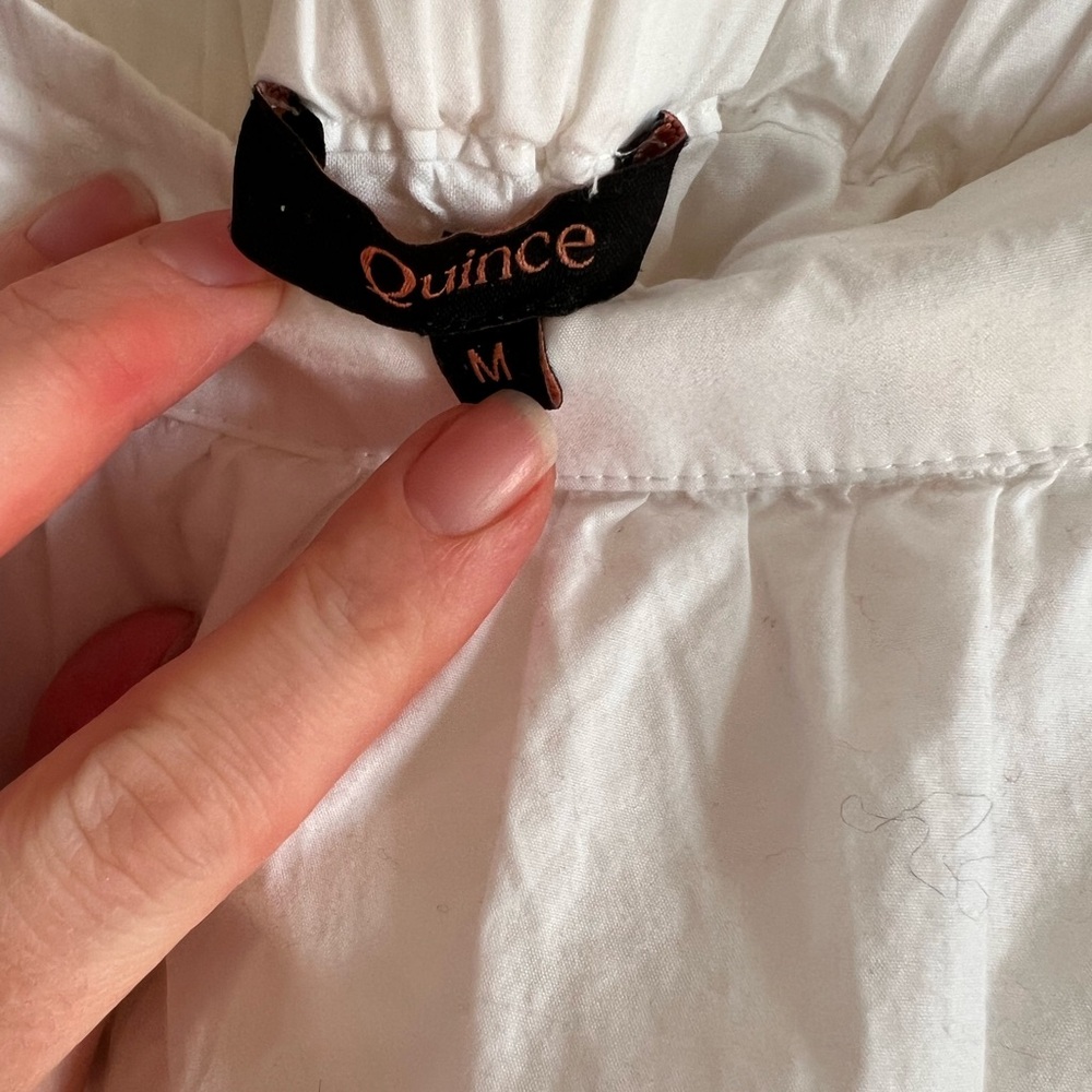 Quince White A-Line Skirt - Picture 5 of 5